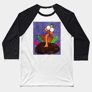 Crazy Turkey Baseball T-Shirt